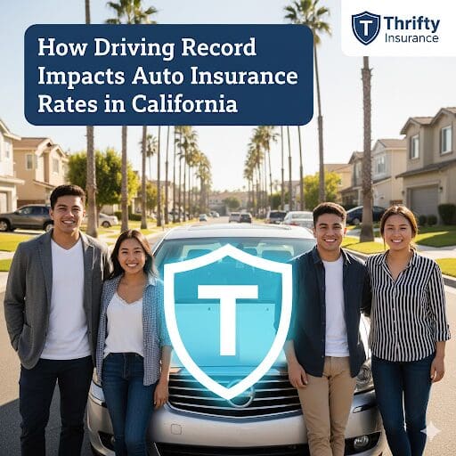 How Driving Record Impacts California Auto Insurance Rates